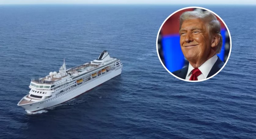 The Villa Vie Odyssey. Trump smiles at an election night watch party.